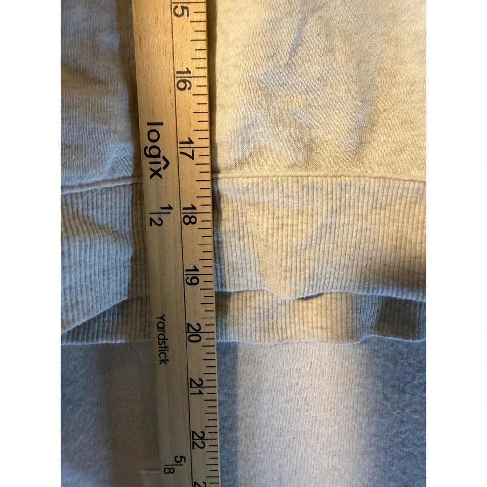 Justice‎ Girls Size 10 Sequin Sweatshirt Iridescent Silver Pink Heather Gray